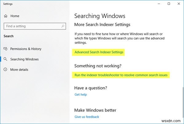 Cách bật Chế độ tìm kiếm nâng cao trong Windows 11/10 