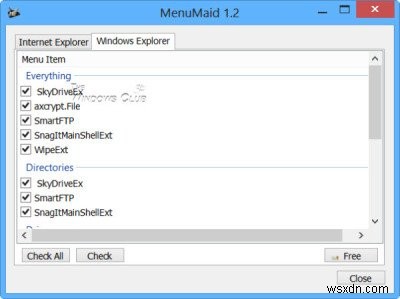 Thêm, loại bỏ, chỉnh sửa các mục trong Menu ngữ cảnh trong Windows 11/10 với Trình chỉnh sửa menu ngữ cảnh 