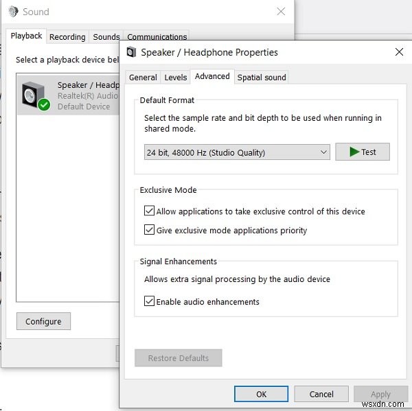 Không có âm thanh trong ứng dụng Trình chỉnh sửa video trong Windows 11/10 