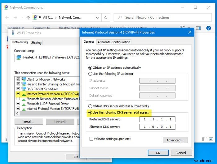 Cách bật và kiểm tra DNS qua HTTPS trong Windows 11/10 