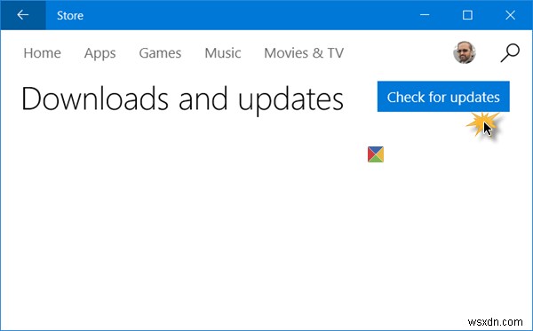 Cách kiểm tra các bản cập nhật Ứng dụng Microsoft Store theo cách thủ công trong Windows 11/10 