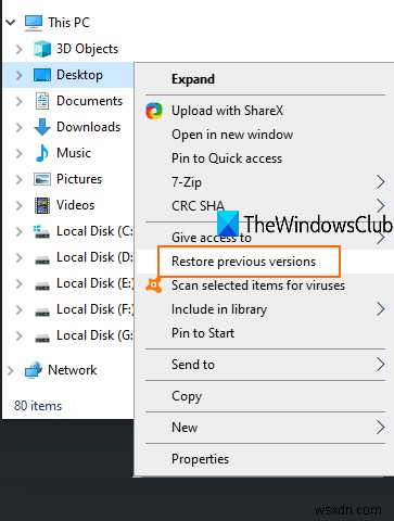 Làm thế nào để khôi phục các phiên bản trước của tệp và thư mục trong Windows 11/10? 