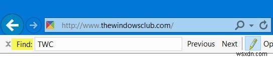 Ctrl + F không hoạt động hoặc hiển thị Tìm trên trang này trong Windows 11/10 