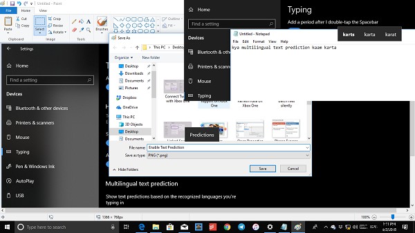 Cách bật Dự đoán Văn bản cho Bàn phím Phần cứng trong Windows 11/10 