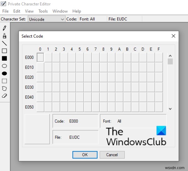 Cách sử dụng các công cụ tích hợp sẵn Charmap và Eudcedit của Windows 11/10 