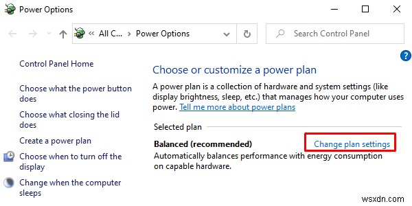 Cách thay đổi hành động mở nắp máy tính xách tay trong Windows 11/10 