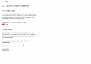 Tự động sửa các ứng dụng &phông chữ bị mờ bằng Cài đặt hiển thị trong Windows 11/10 