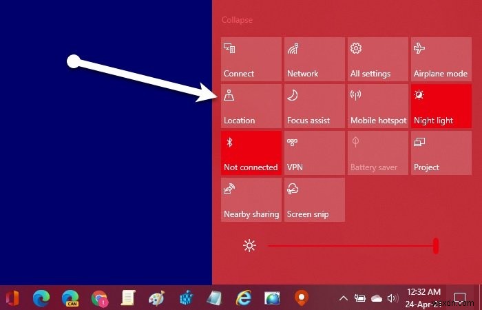 Cách thay đổi cài đặt Vị trí trong Windows 11/10 