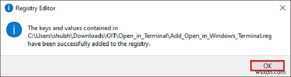 Cách thêm hoặc xóa mở trong Windows Terminal từ Menu ngữ cảnh trong Windows 11/10 
