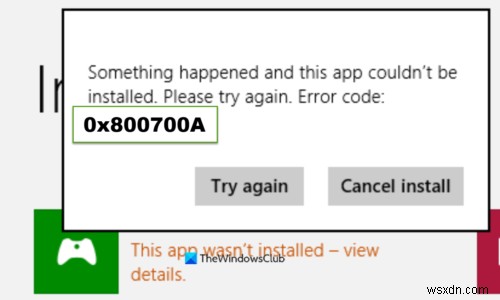 Sửa lỗi Microsoft Store 0x800700AA trên Windows 10 