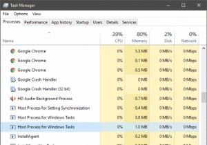 Host Process for Windows Tasks hoặc Service Host trong Windows 11/10 là gì 