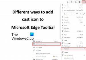 Cách thêm biểu tượng Truyền vào Thanh công cụ Microsoft Edge 