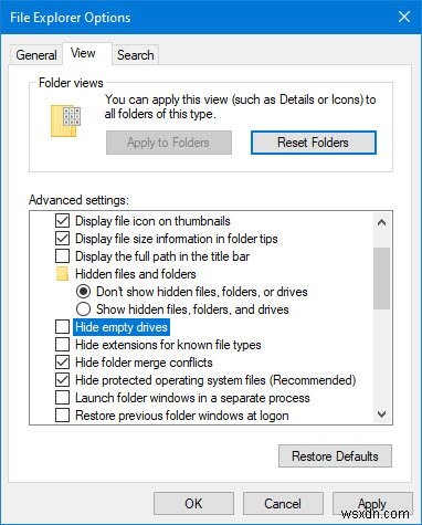 Cách hiển thị tất cả các Ổ đĩa trong thư mục PC này của Windows 11/10 