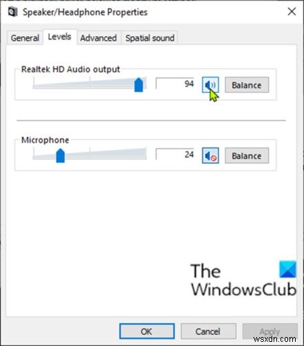 Cách tắt hoặc bật âm lượng âm thanh trong Windows 11/10 