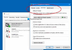 Cân bằng độ ồn bị thiếu trong Windows 11/10 