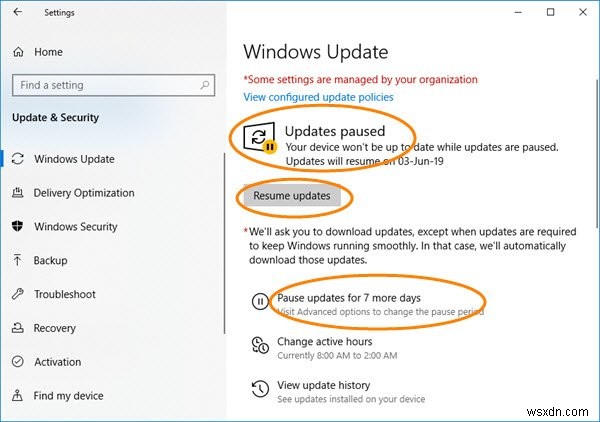 Cách Trì hoãn, Trì hoãn hoặc Tạm dừng Windows Update trong Windows 11/10 lên đến 365 ngày 