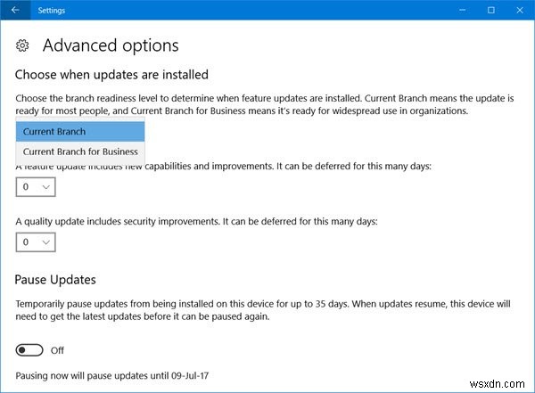 Cách Trì hoãn, Trì hoãn hoặc Tạm dừng Windows Update trong Windows 11/10 lên đến 365 ngày 