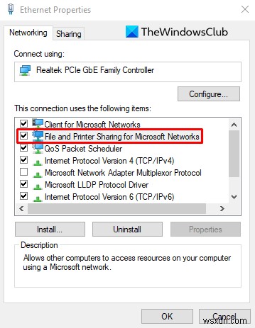 Cách Bật hoặc Tắt Chia sẻ Tệp và Máy in trong Windows 11/10 
