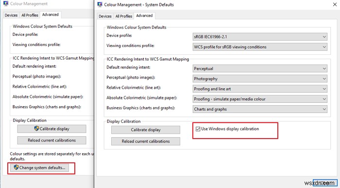 Color Calibration tiếp tục đặt lại trong Windows 11/10 