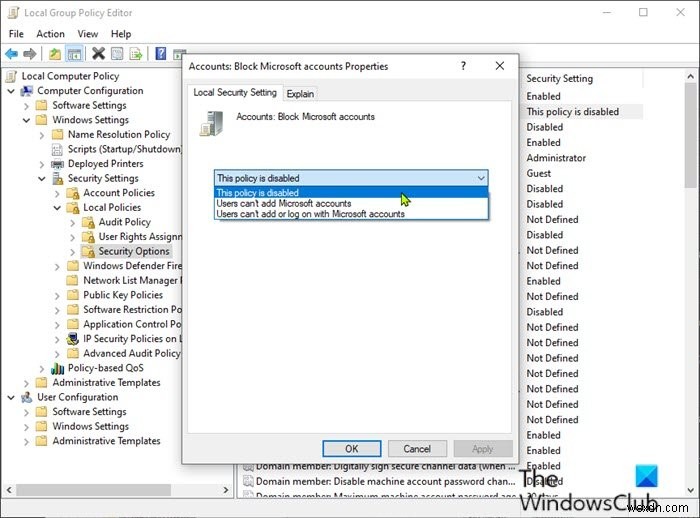 Không thể đăng nhập bằng tài khoản Microsoft - Lỗi 0x8000704ec trên Windows 11/10 