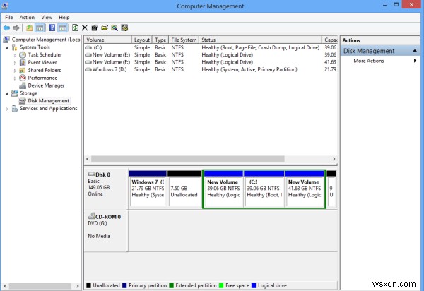Tạo mới, thay đổi kích thước, mở rộng phân vùng bằng Công cụ quản lý đĩa trong Windows 11/10 