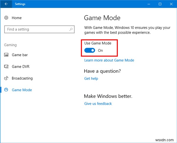Cách bật và sử dụng Chế độ trò chơi trong Windows 11/10 