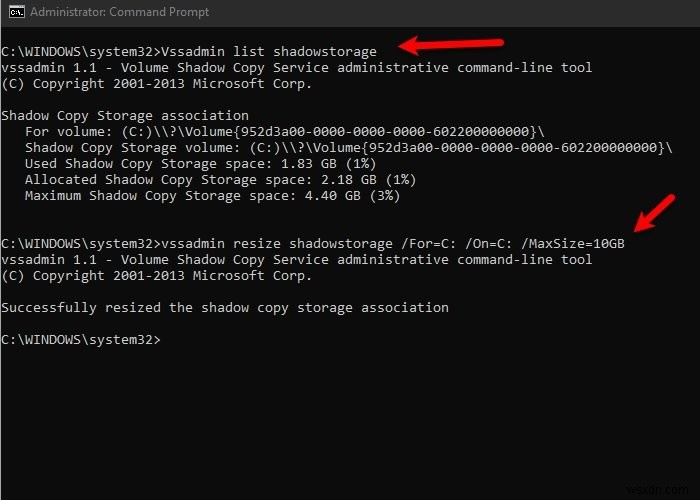 Sửa mã lỗi VSS 0x8004231f trên Windows 11/10 