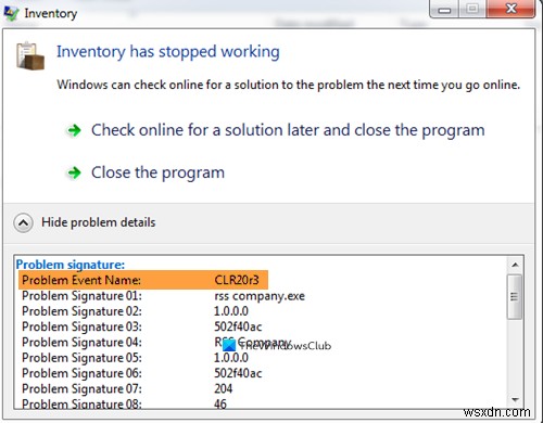 Khắc phục lỗi CLR20R3 khi khởi chạy Ứng dụng trên Windows 10 