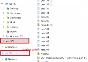 Xóa mục nhập Drive Letter trùng lặp khỏi Explorer trong Windows 11/10 