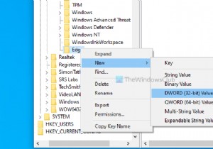 Cách bật hoặc tắt Startup Boost trong Edge bằng Registry hoặc Group Policy Editor 