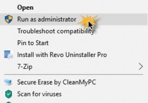 Tùy chọn Run as administrator không hoạt động hoặc bị thiếu trong Windows 11/10 