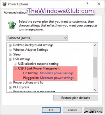 Cách cấu hình Power Options ẩn trong Windows 11/10 
