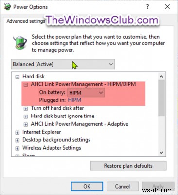 Cách cấu hình Power Options ẩn trong Windows 11/10 