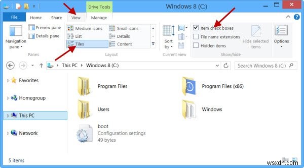 Cách bật Hộp kiểm để chọn tệp và thư mục trong Windows 11/10 