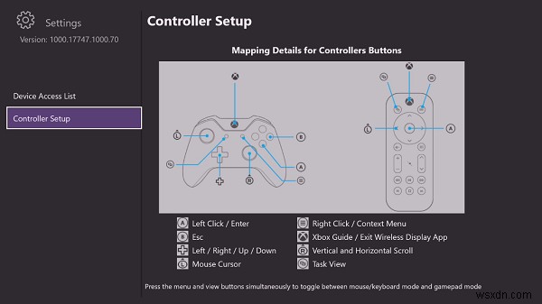 Cách chiếu màn hình PC lên Xbox One bằng Ứng dụng Bộ điều hợp Không dây 