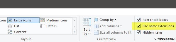 Cách hiển thị Tiện ích mở rộng tệp trong Windows 11/10 