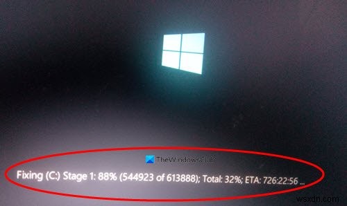 Cách dừng sửa lỗi C Giai đoạn 1 trong Windows 11/10 