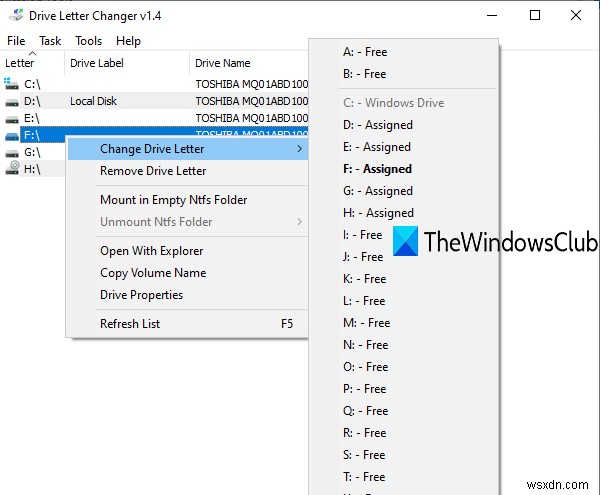 Cách thay đổi ký tự Drive trong Windows 11/10 