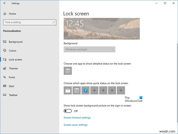 Khóa màn hình sang Màn hình đăng nhập mất quá nhiều thời gian để tải trong Windows 10 