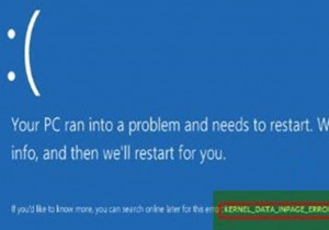 KERNEL_DATA_INPAGE_ERROR cho các tệp win32kfull.sys, ntfs.sys, srv.sys trên Windows 10 