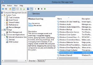 Windows Event Log Service không khởi động hoặc không khả dụng 