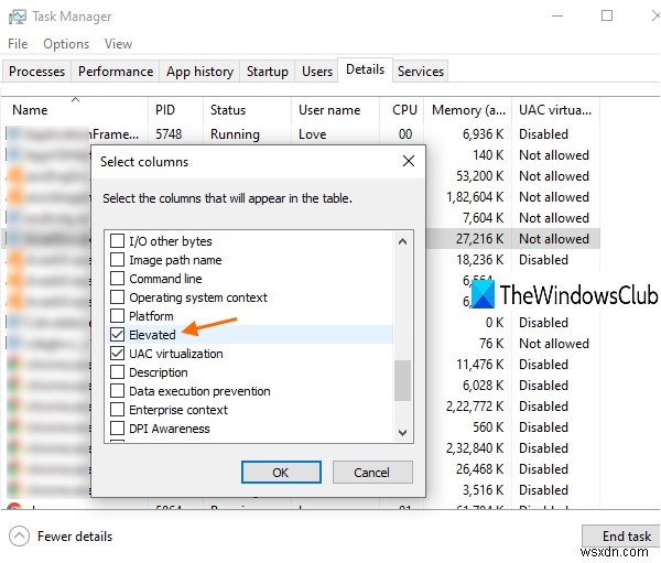 Cách kiểm tra xem quá trình có đang chạy với quyền quản trị trong Windows 11/10 hay không 