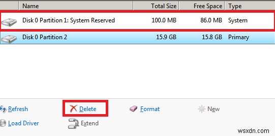 Windows không thể định dạng phân vùng trên đĩa - Mã lỗi 0x80070057 