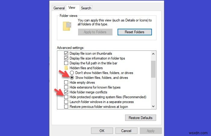 Tệp đã xóa không hiển thị trong Thùng rác trong Windows 11/10 