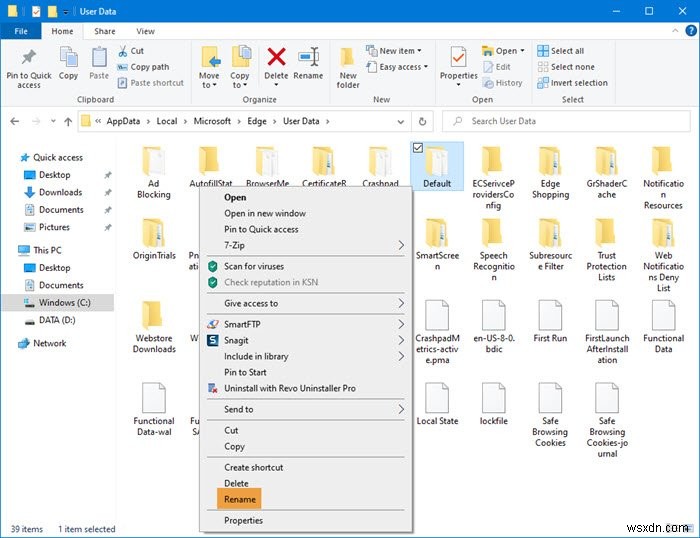 Microsoft Edge tự động đóng ngay sau khi mở trên Windows 11/10 