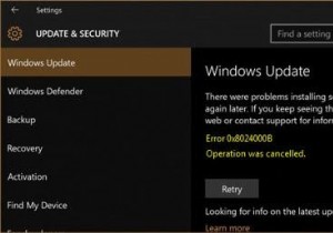 Sửa lỗi Windows Update 0x8024000B trên Windows 11/10 