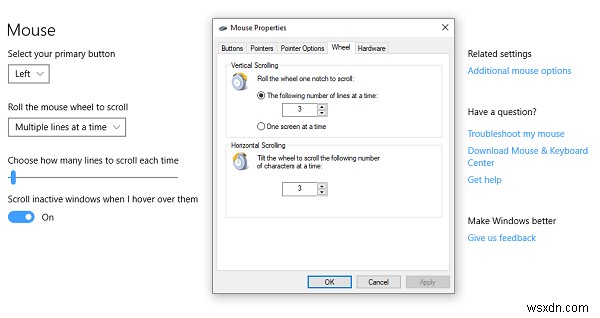 Cách sử dụng Bàn di chuột và nút nhấp chuột giữa trên Windows 11/10 