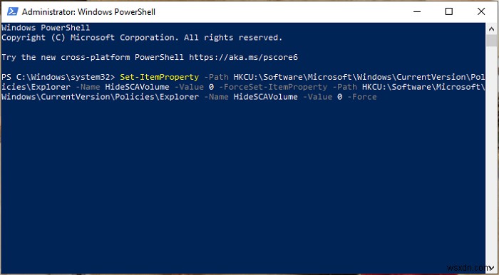 Cách sửa đổi giá trị sổ đăng ký bằng Windows PowerShell 
