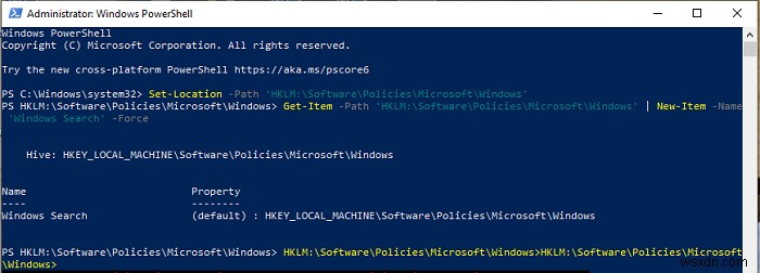 Cách sửa đổi giá trị sổ đăng ký bằng Windows PowerShell 