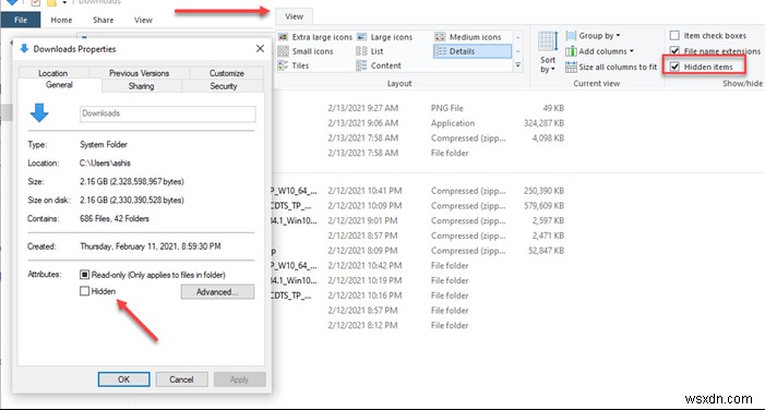 File Explorer không hiển thị tệp mặc dù chúng tồn tại trên Windows 11/10 